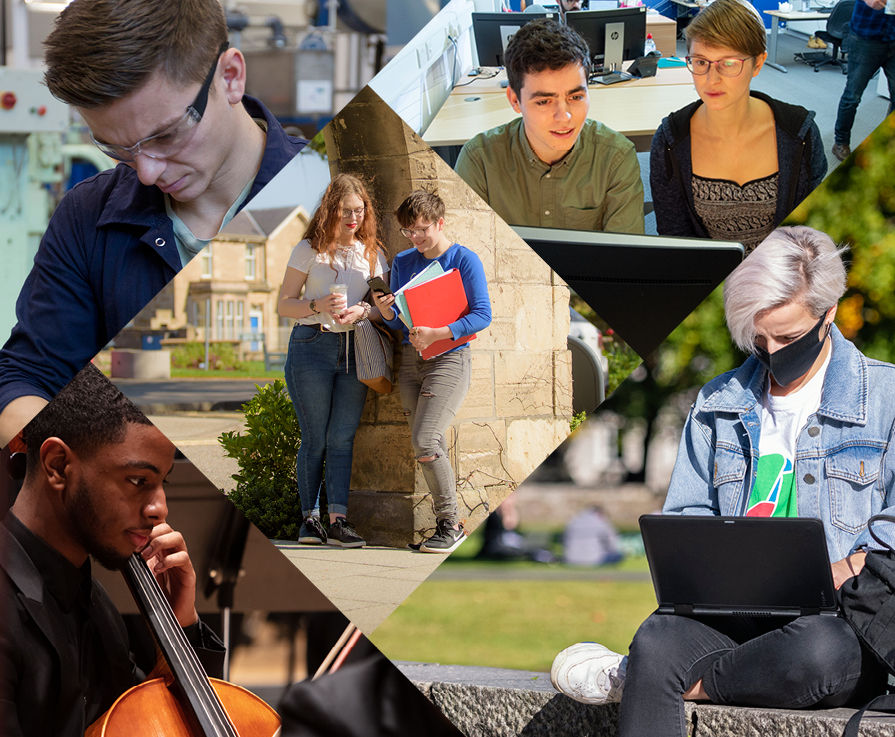 Photocollage of University and College Students