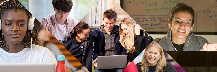 Class with students