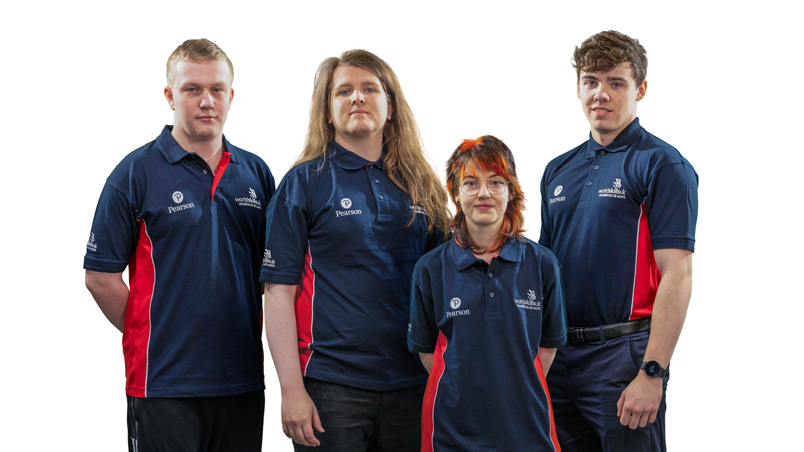 Worldskills team, Scottish members: Nathan Young, Finley Graham, Yasmin George and Danny McBean.