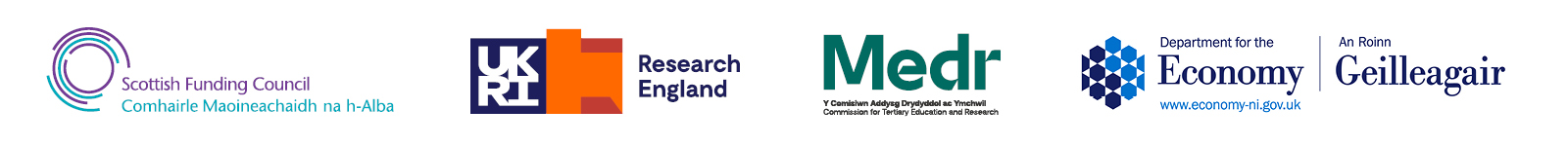 UK funding bodies' logos