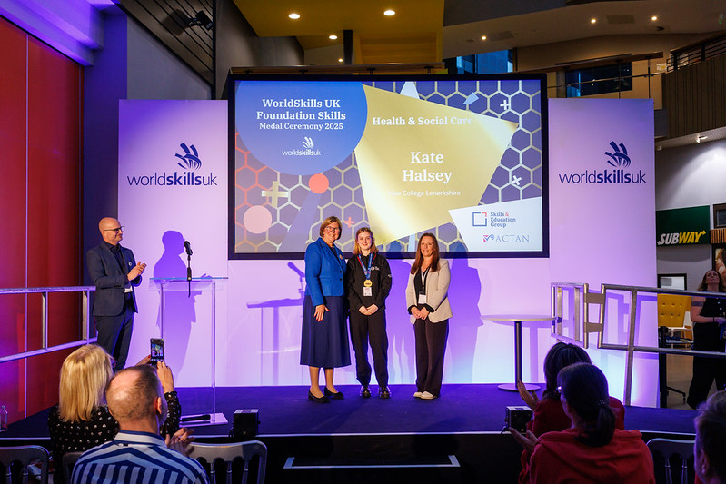 Kate Halsey, New College Lanarkshire WorldSkills UK Gold medal winner