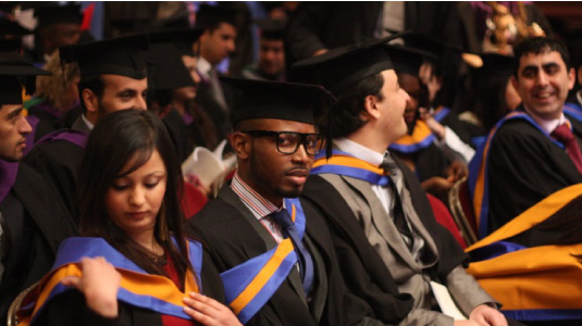 Group of graduates.