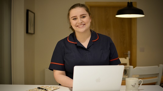 Emily Rodger, a School Nurse in Aberdeen.